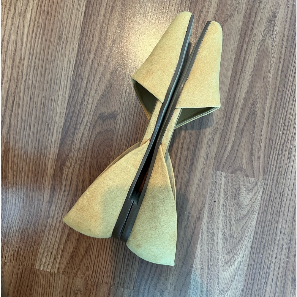J.Crew Zoe Suede Leather D'Orsay Flats - Picture 11 of 13